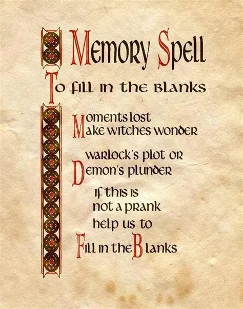 Enigmatic spell words